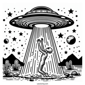 UFO Abducting With Force Field