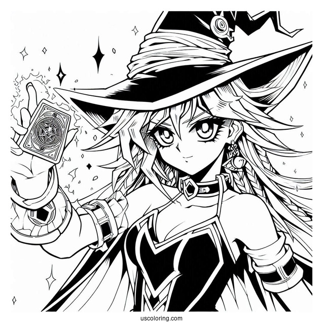 Yugi Mutou With Dark Magician And Dark Magician Girl