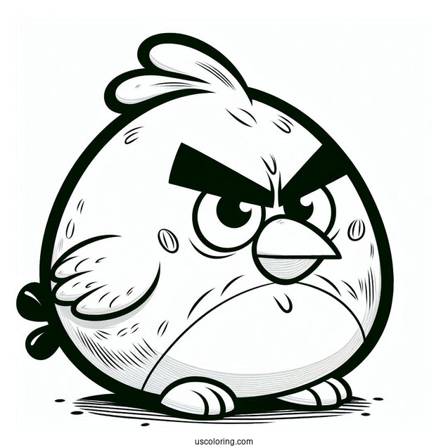 Olive Blue Angry Bird