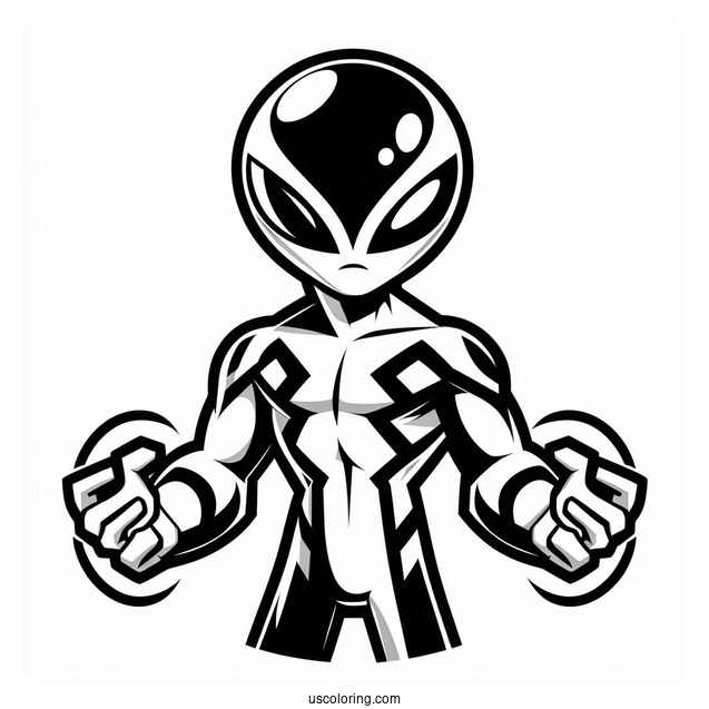 Ben 10 Alien Coloring Page