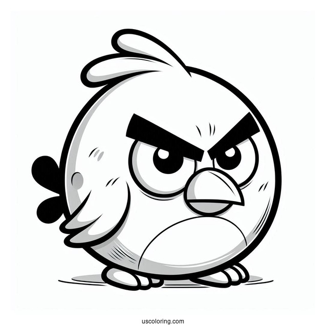 Olive Blue Angry Bird