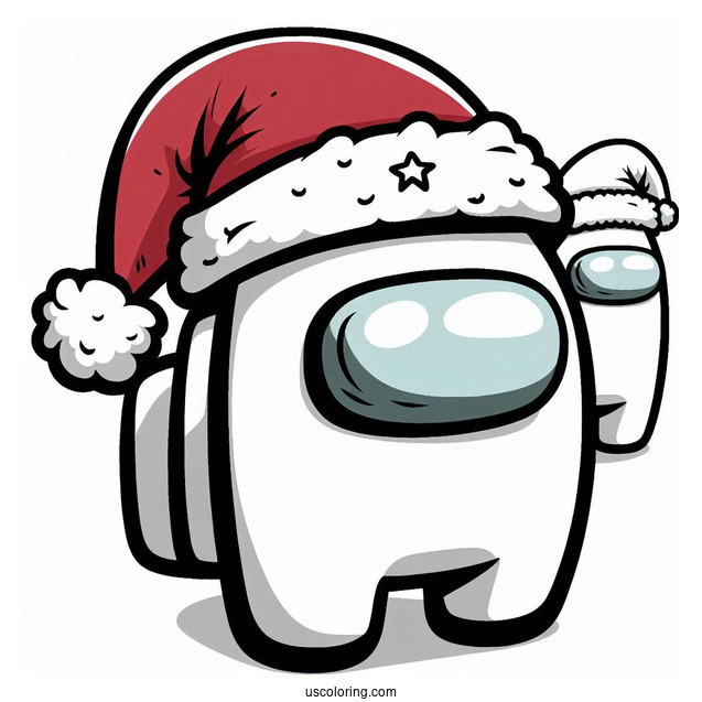 Crewmate Wearing Santa Hat