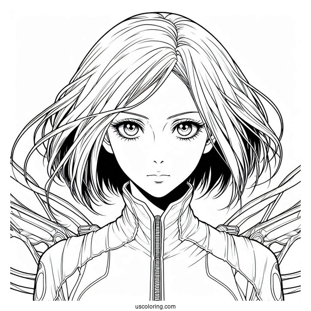 Alita Battle Angel Outline
