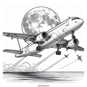 Airbus A320 Double Decker Plane