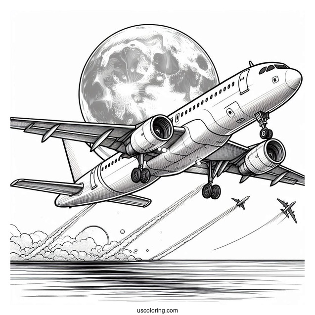 Airbus A320 Double Decker Plane