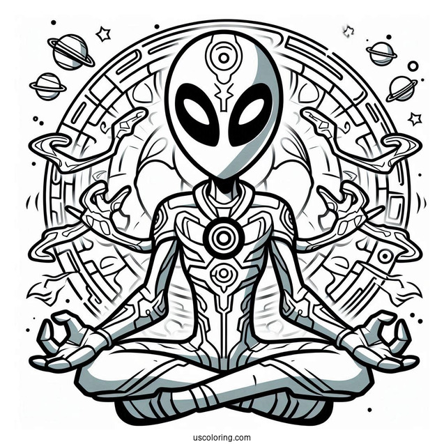 Ben 10 Alien Coloring Page