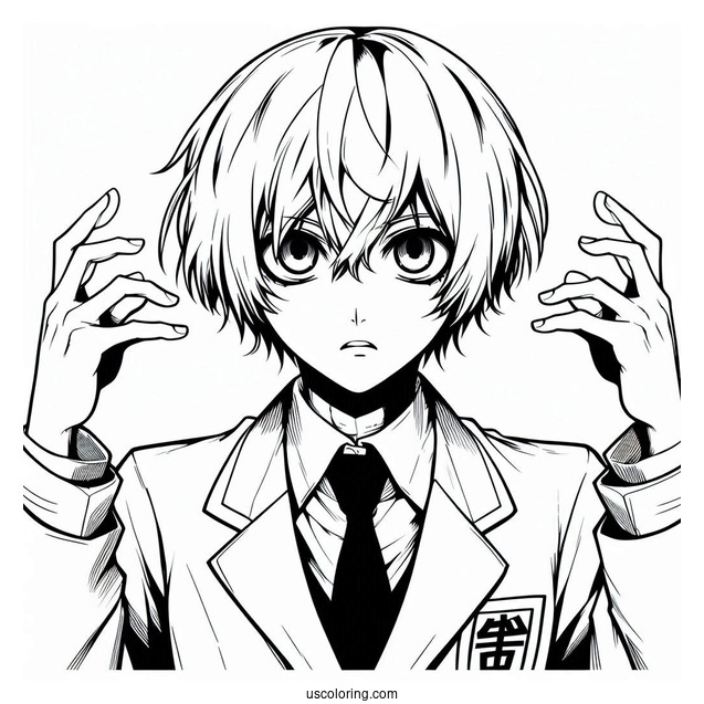 Tokyo Ghoul Coloring Page