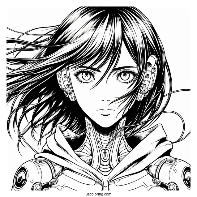 Alita Battle Angel Outline