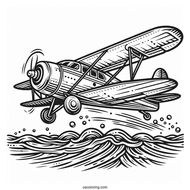 Simple Outline Of Water Plane