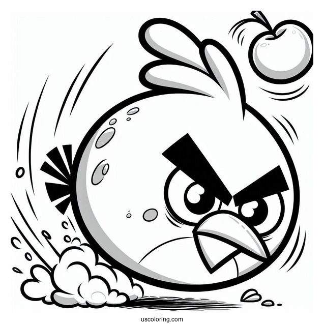 Olive Blue Angry Bird