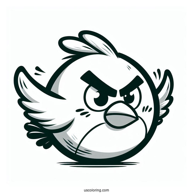 Olive Blue Angry Bird