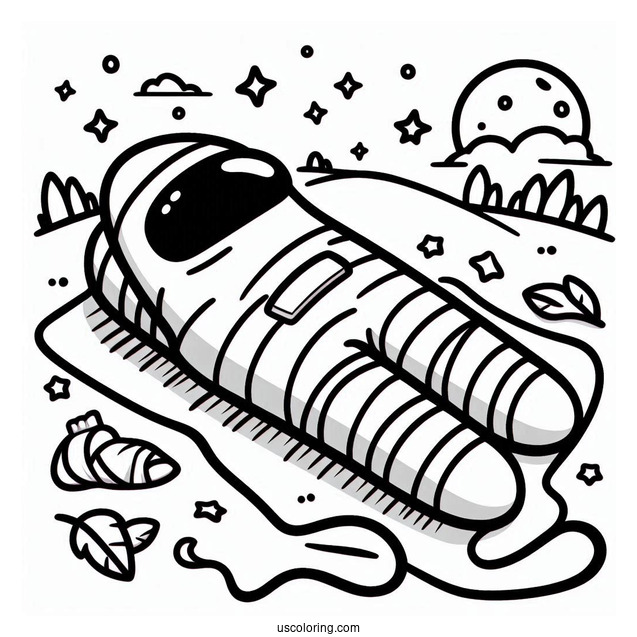 Coloring Sheet of Crewmate_s Dead Body