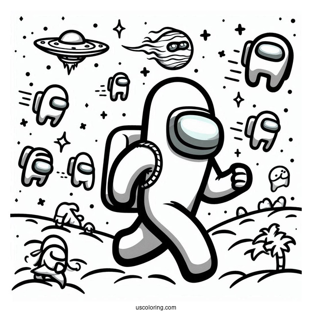 Flash Among Us Being Chased