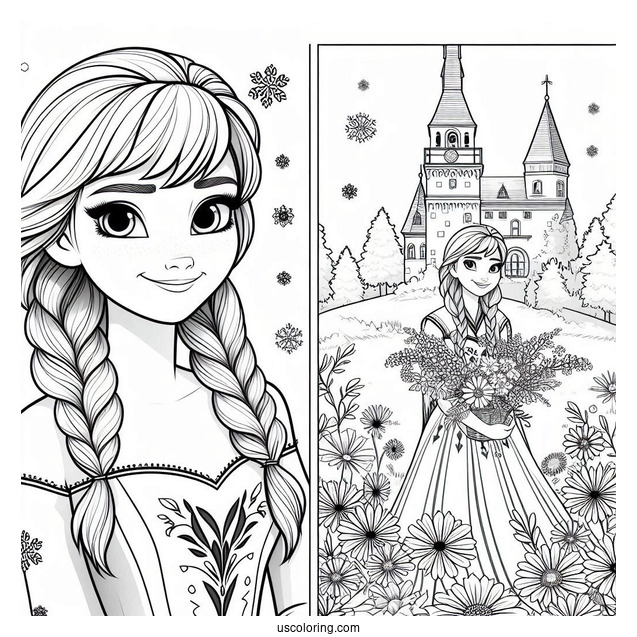 Anna In Summer Dress In Arendelle