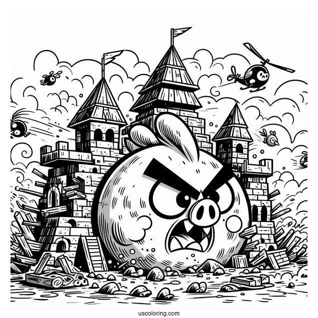 Red Smashing Pig Fortress