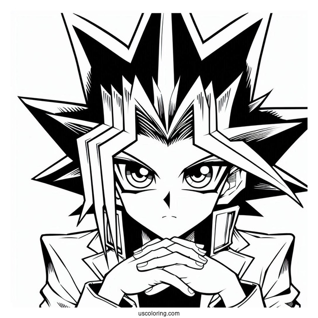 Yugi Mutou From Yu Gi Oh