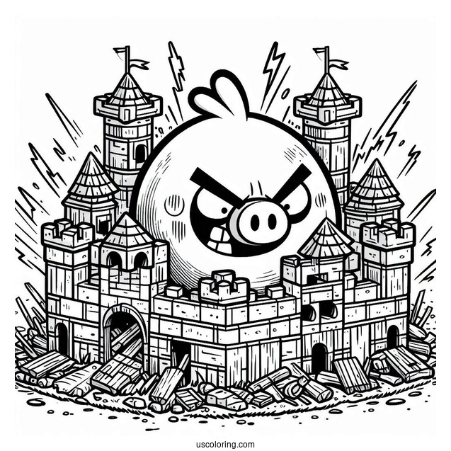 Red Smashing Pig Fortress