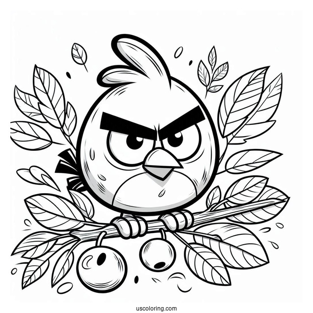 Olive Blue Angry Bird