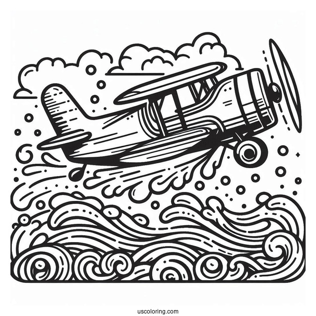 Simple Outline Of Water Plane