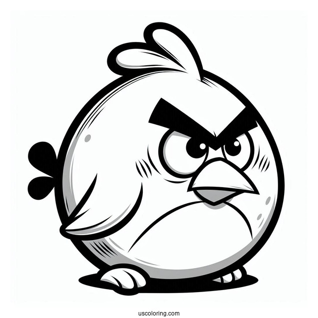 Olive Blue Angry Bird