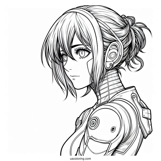 Alita Battle Angel Outline