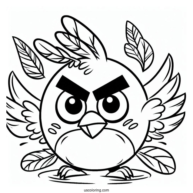 Olive Blue Angry Bird