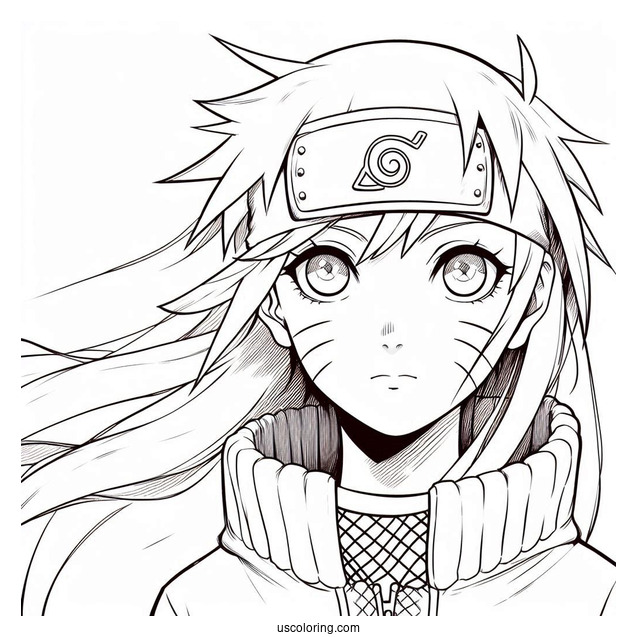 Young Naruto Coloring Page