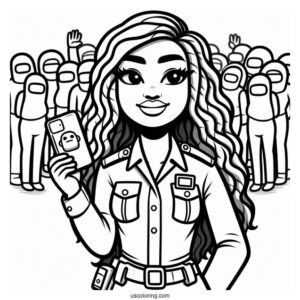 Cop Skin Among Us