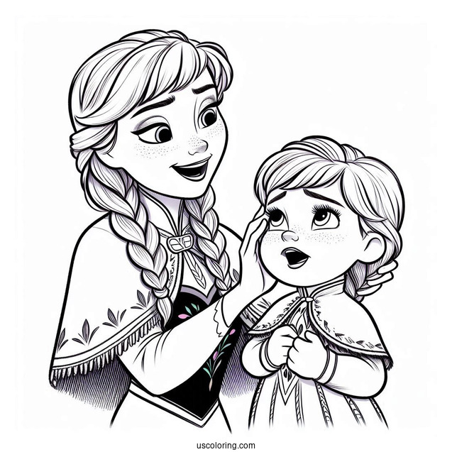 Kristoff Singing To Anna