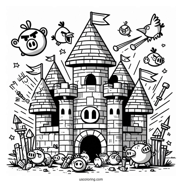 Red Smashing Pig Fortress