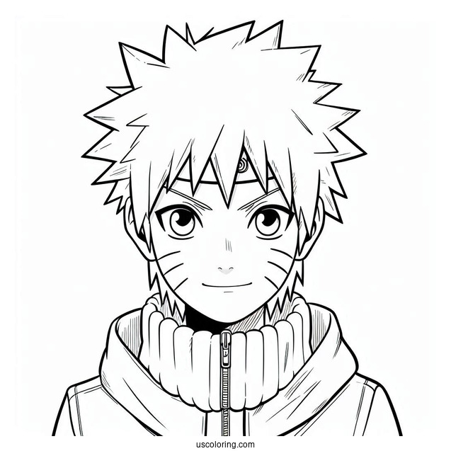 Young Naruto Coloring Page