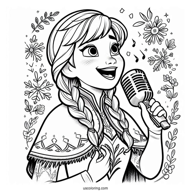 Kristoff Singing To Anna