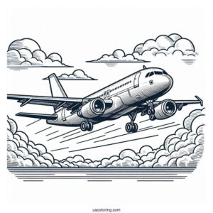 Airbus A320 Double Decker Plane