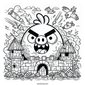 Red Smashing Pig Fortress