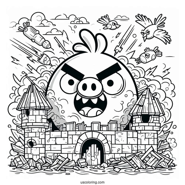 Red Smashing Pig Fortress