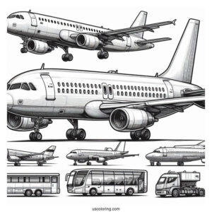 Airbus A320 Double Decker Plane