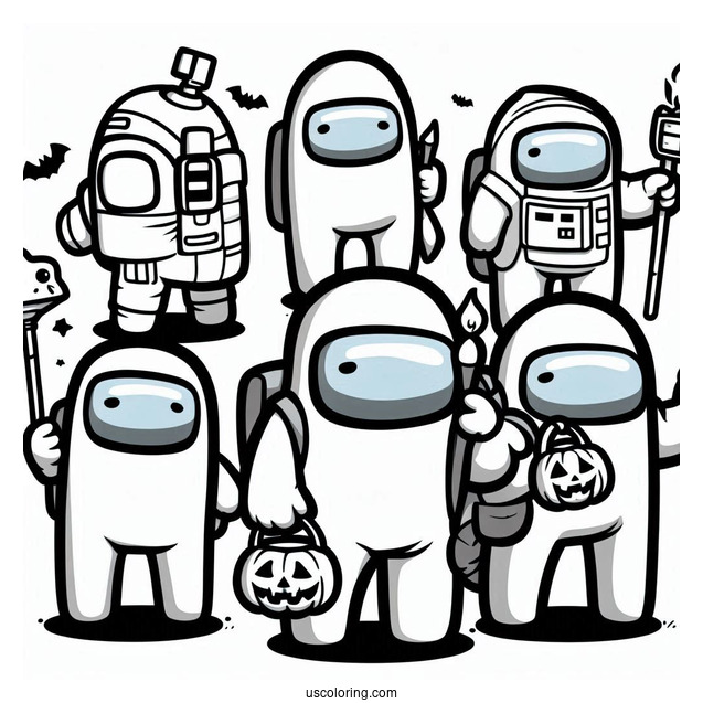 Crewmates Trick-or-Treating