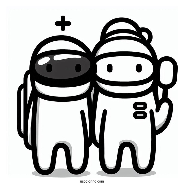 Two Crewmates Identifying Imposter