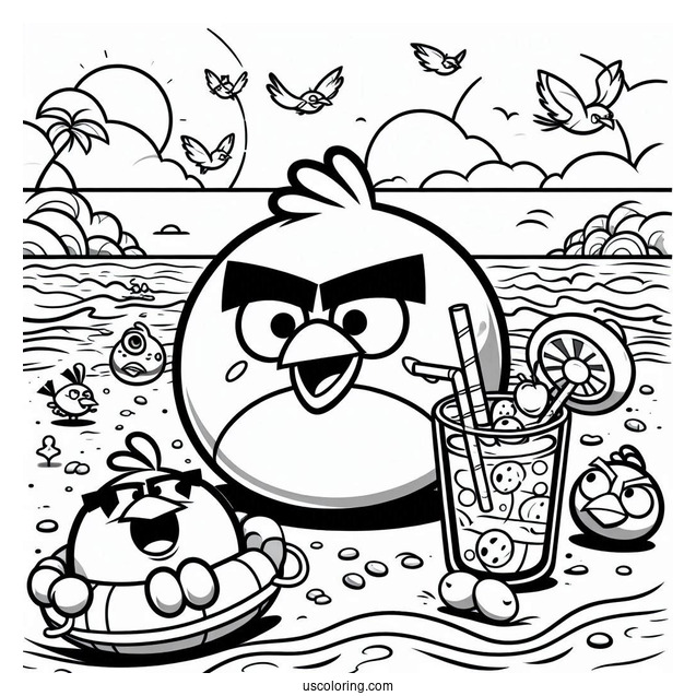 Red, Chuck, And Bomb On The Beach