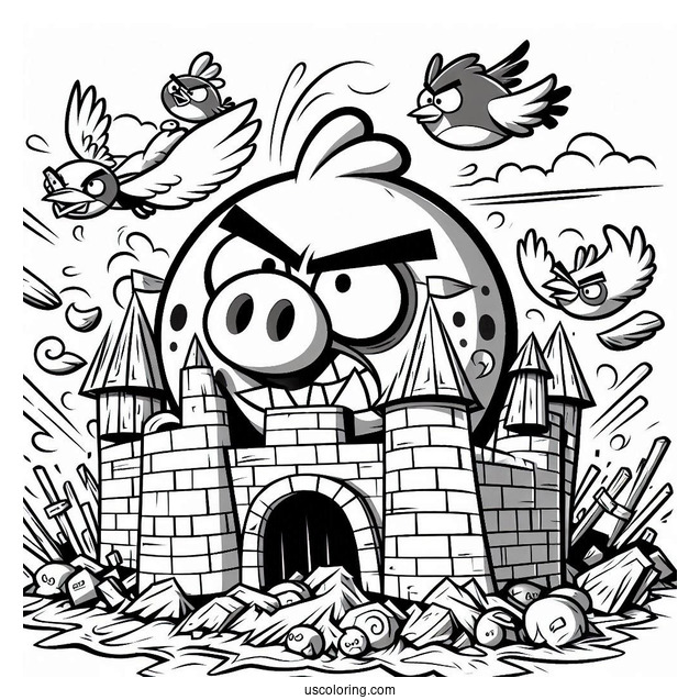 Red Smashing Pig Fortress