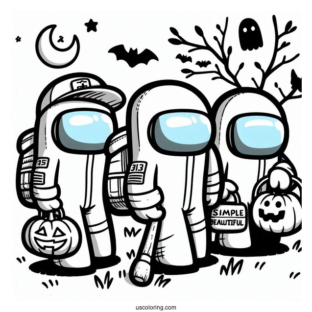 Crewmates Trick-or-Treating