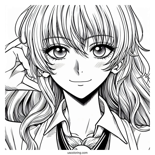 Coloring Sheet Of Gintama Anime