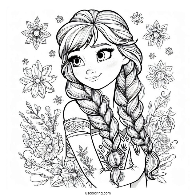 Anna In Summer Dress In Arendelle
