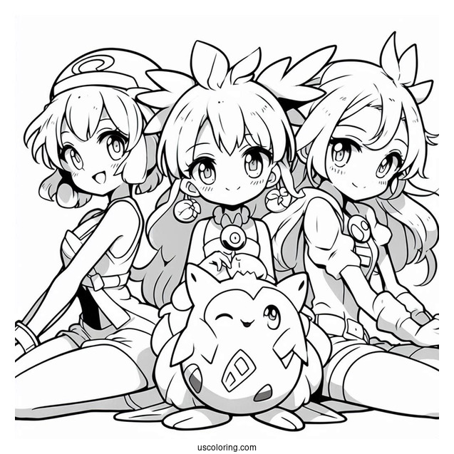 Pokemon Anime Misty And Togepi