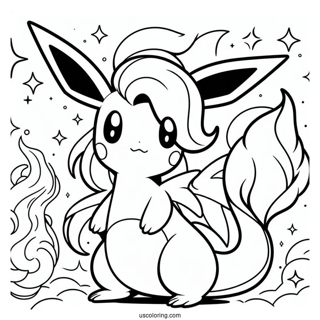 Simple Charizard Coloring In For Kids