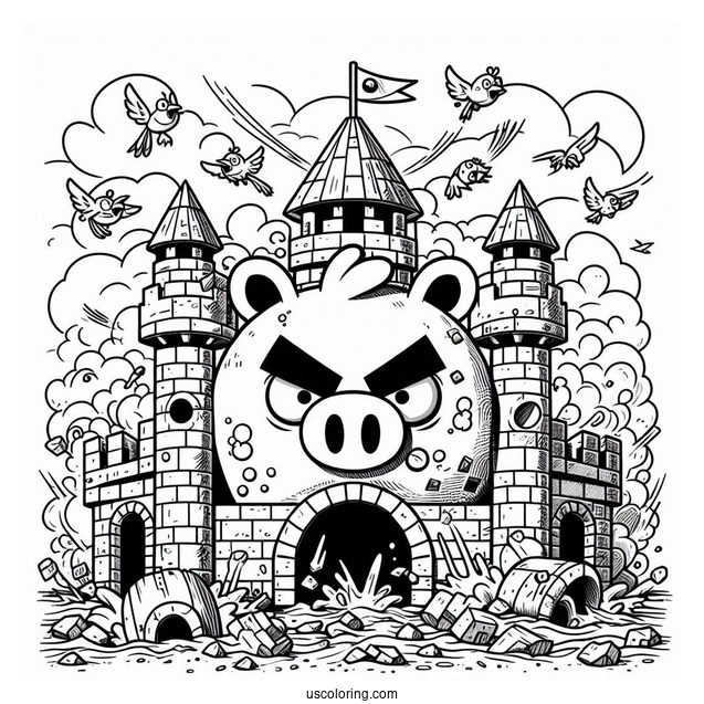 Red Smashing Pig Fortress