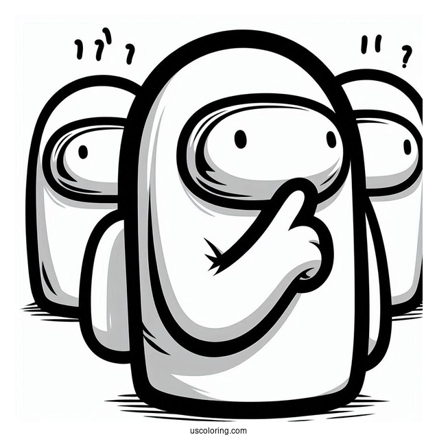 The Imposter Making Quiet Pose