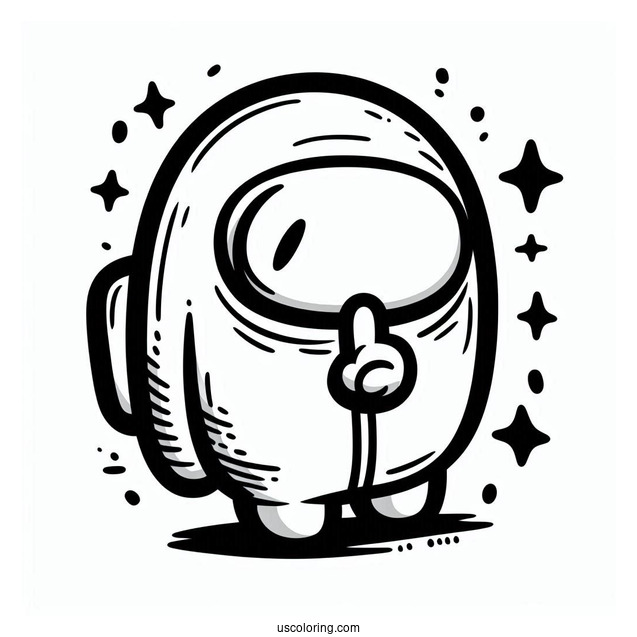 The Imposter Making Quiet Pose