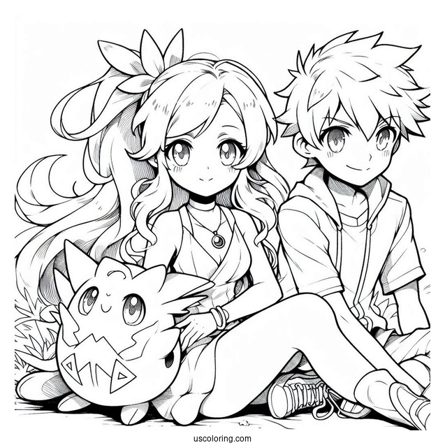 Pokemon Anime Misty And Togepi