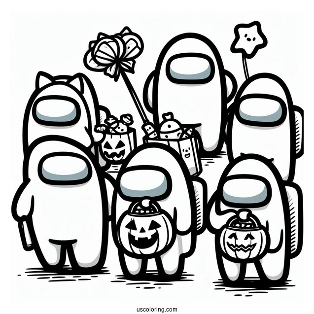 Crewmates Trick-or-Treating